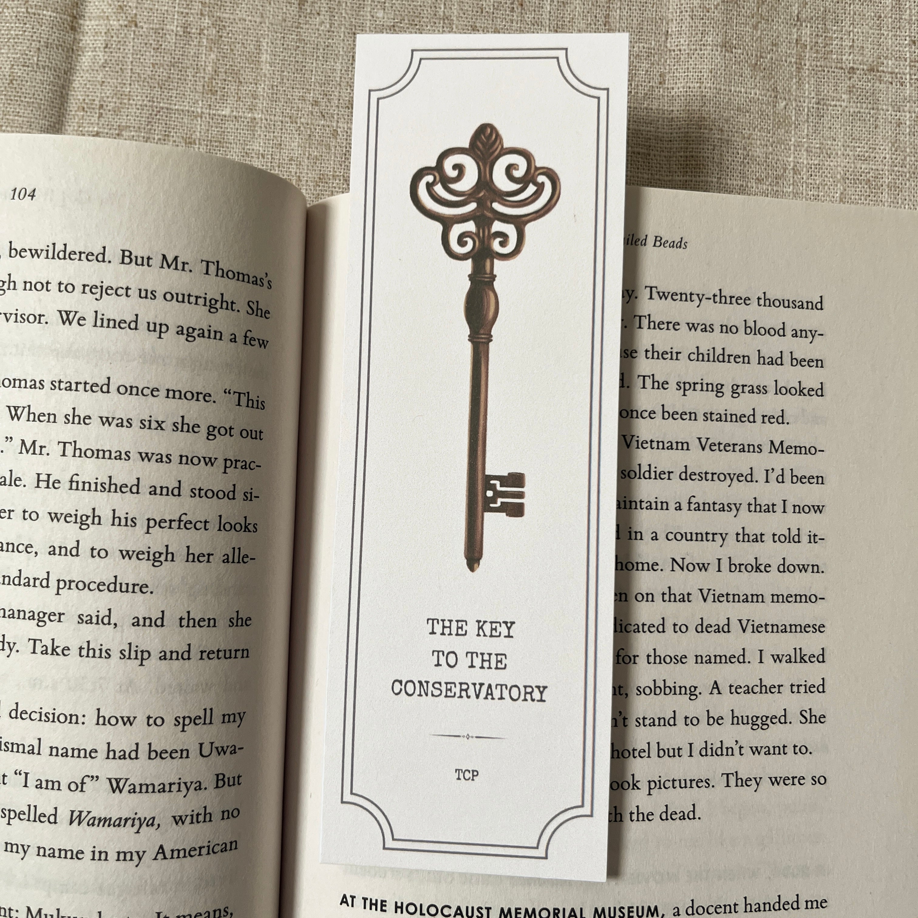 The Key to the Conservatory Bookmark