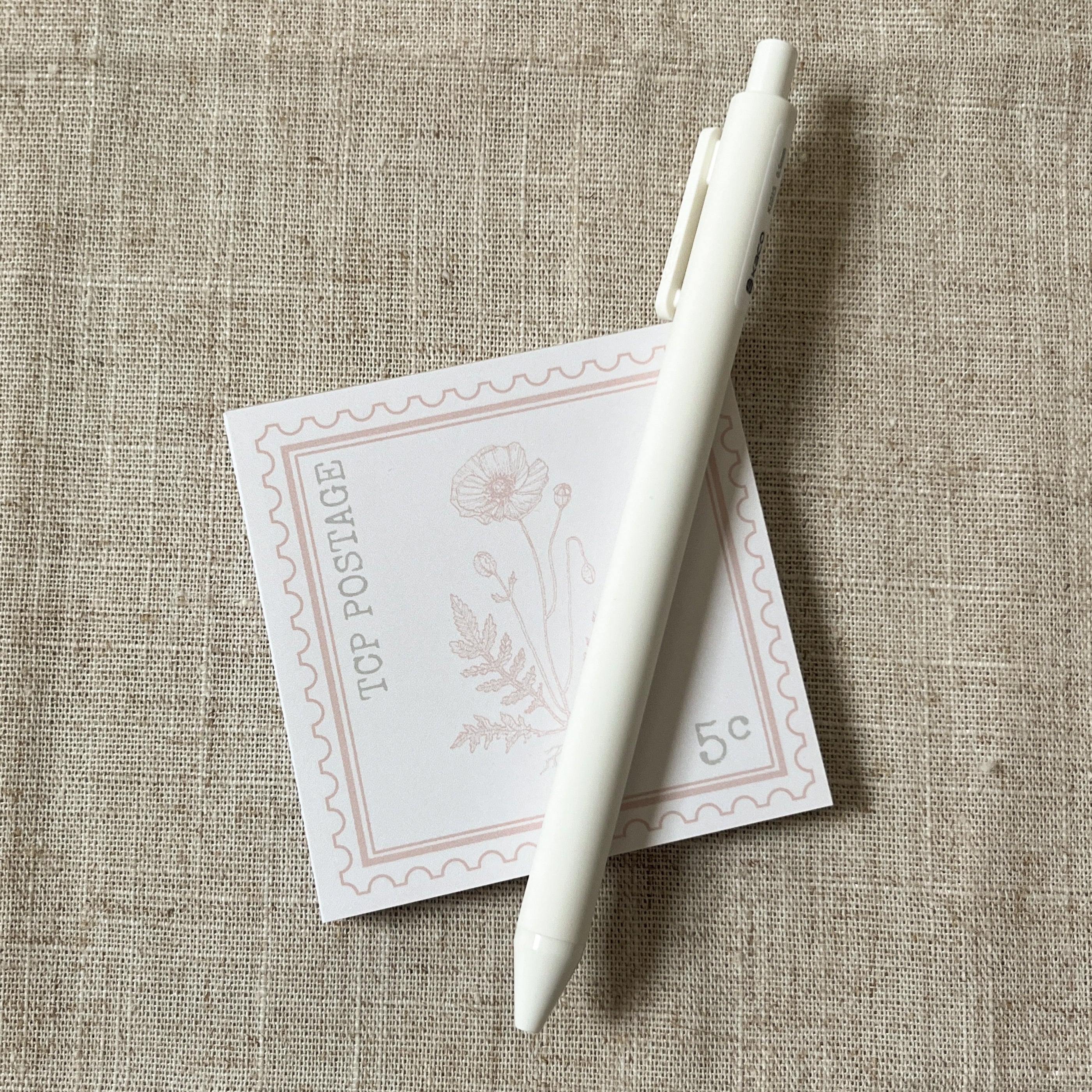 Poppy Postage Mini Notepad