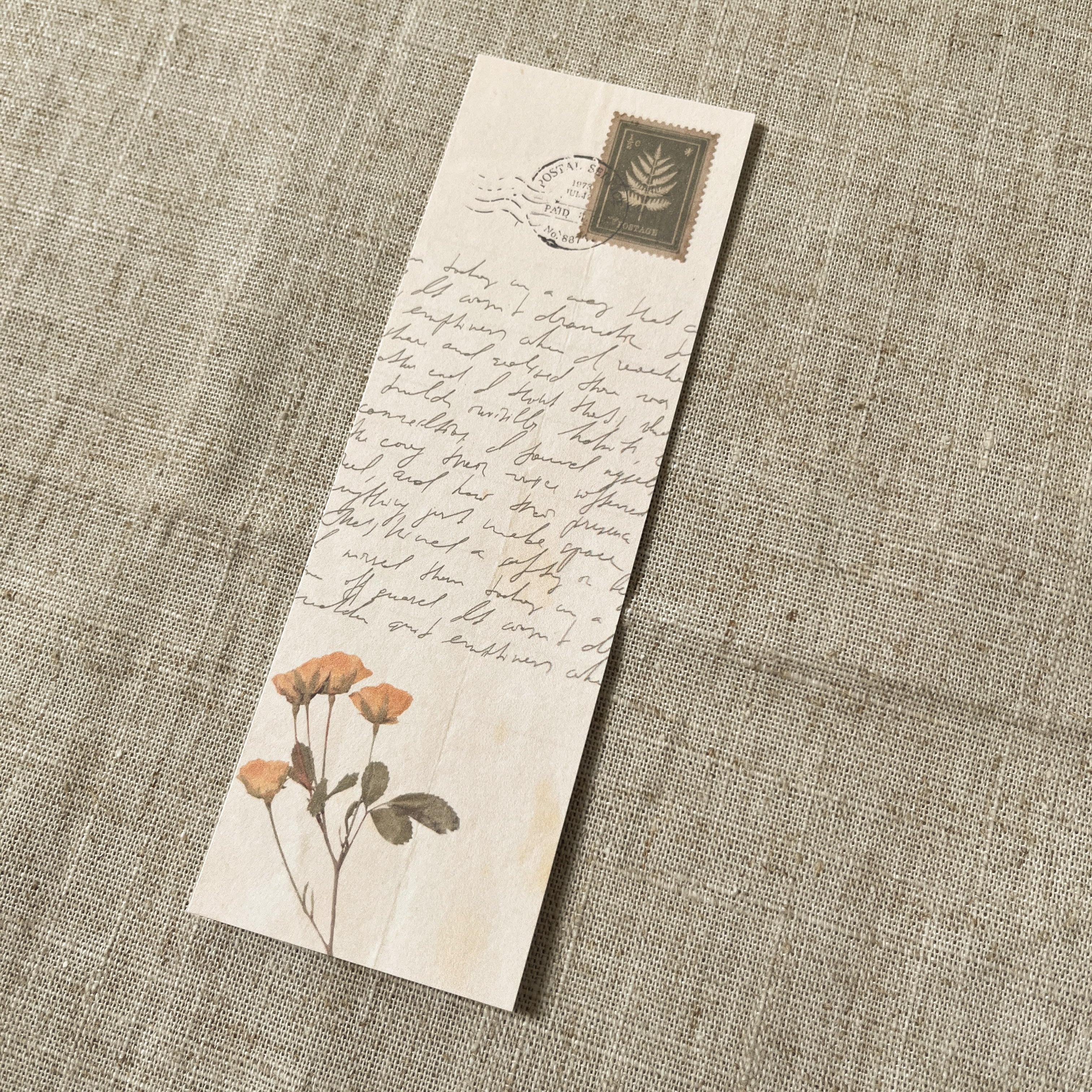 Forgotten Letter Bookmark