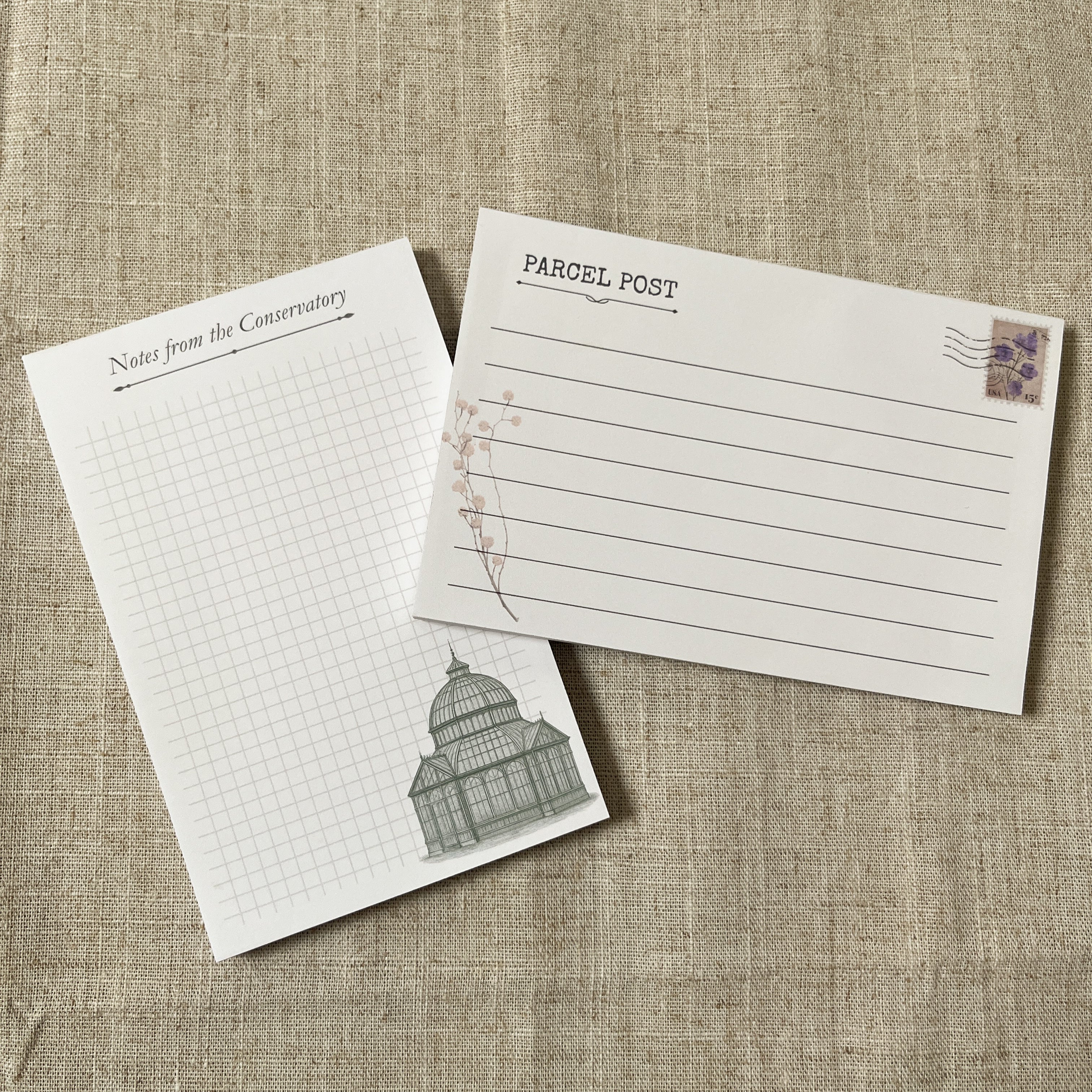 Notes From The Conservatory Notepad