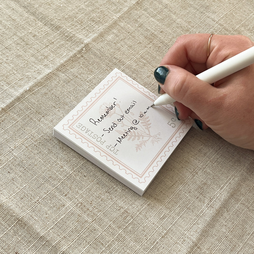 Poppy Postage Mini Notepad