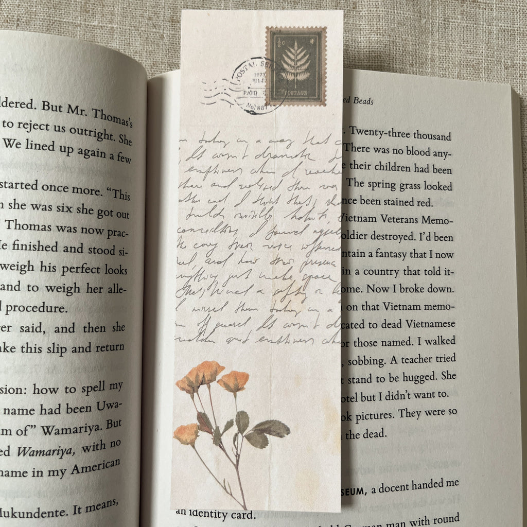 Forgotten Letter Bookmark