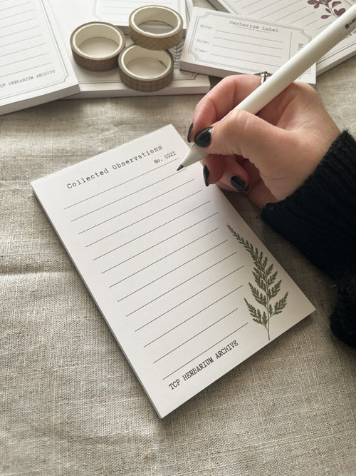 Collected Observations - 4x6" Notepad