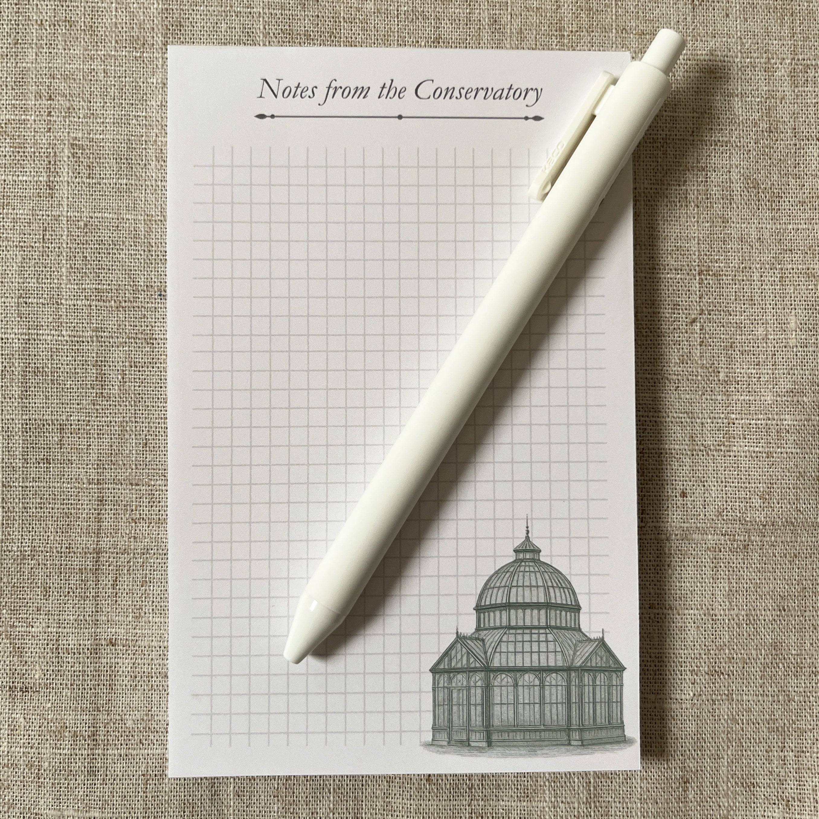 Notes From The Conservatory Notepad