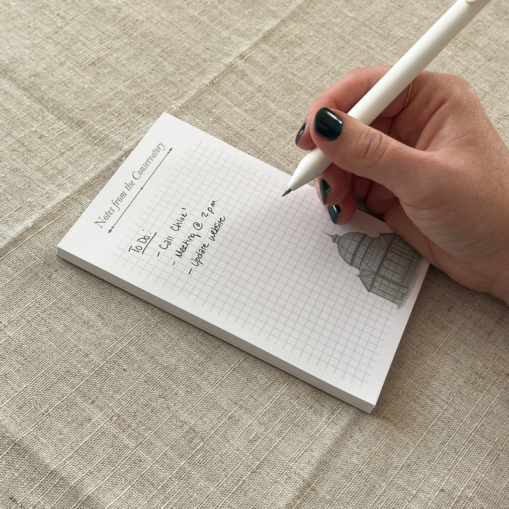 Notes From The Conservatory Notepad