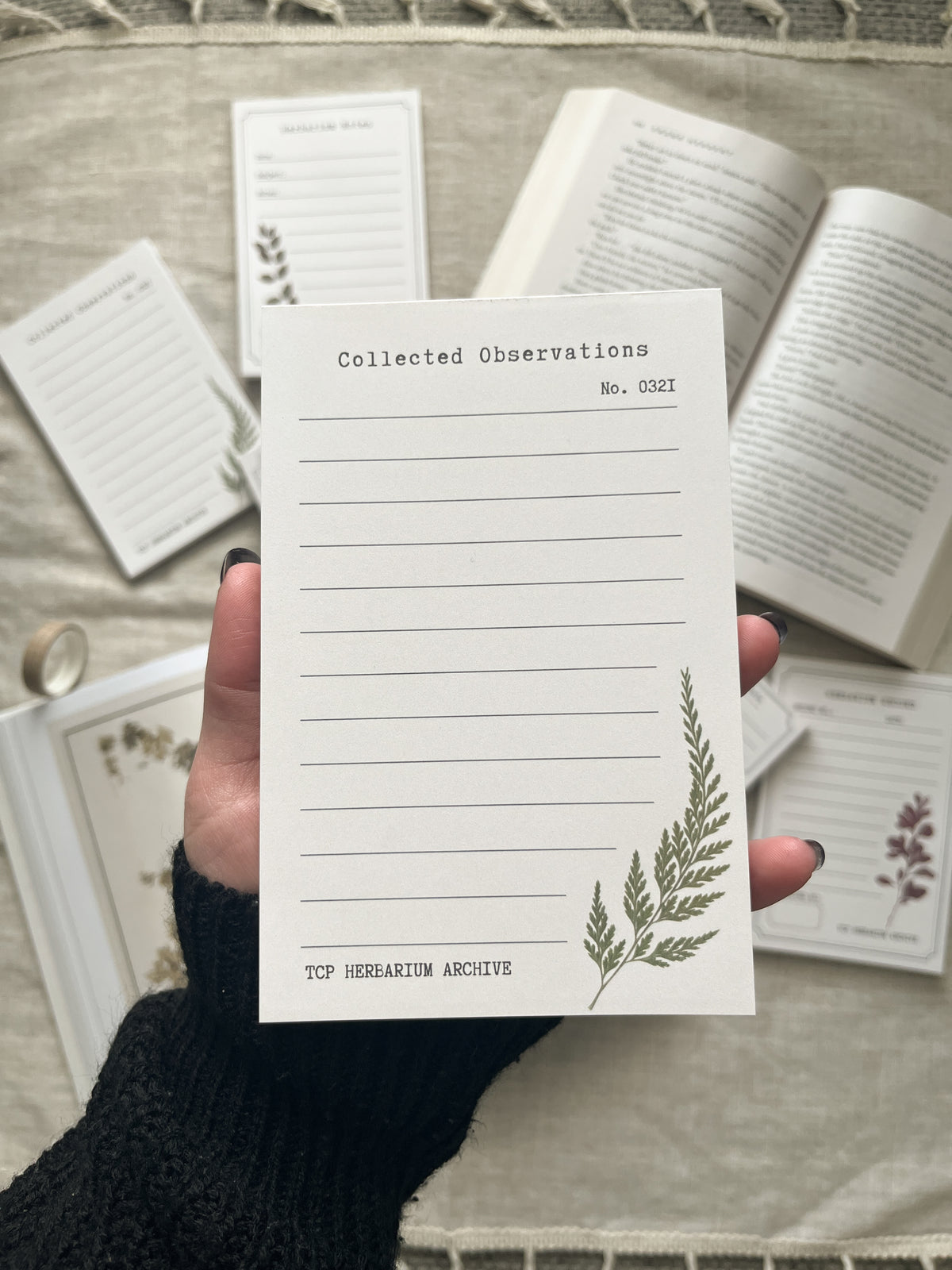Collected Observations - 4x6" Notepad