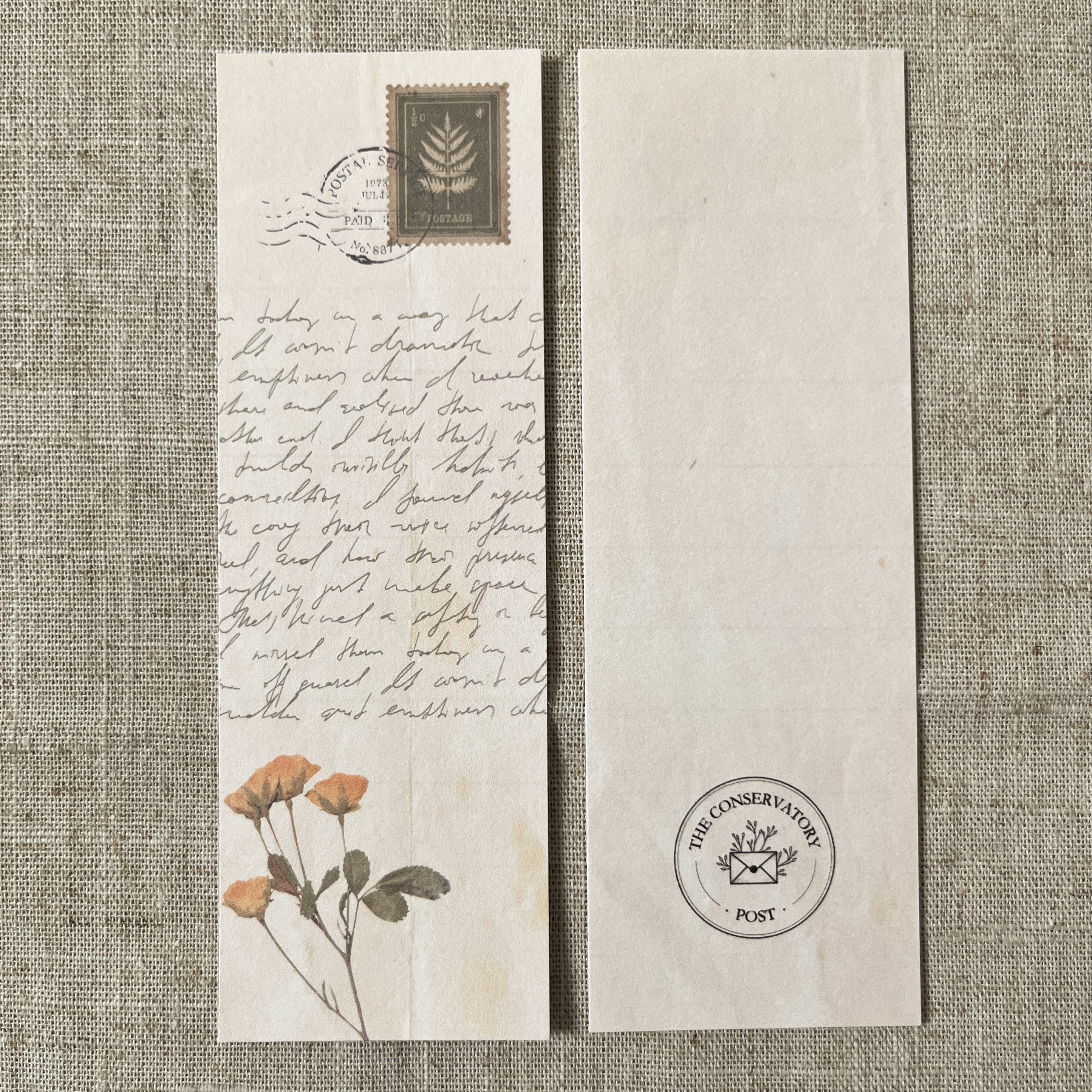 Forgotten Letter Bookmark