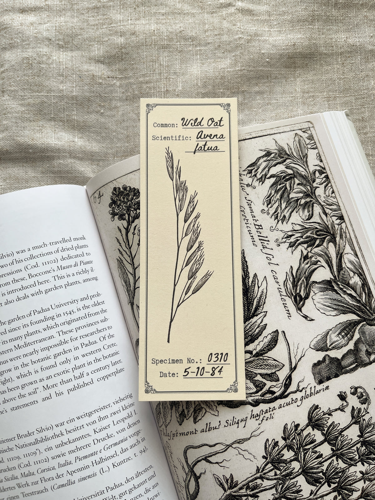 Wild Oat Bookmark