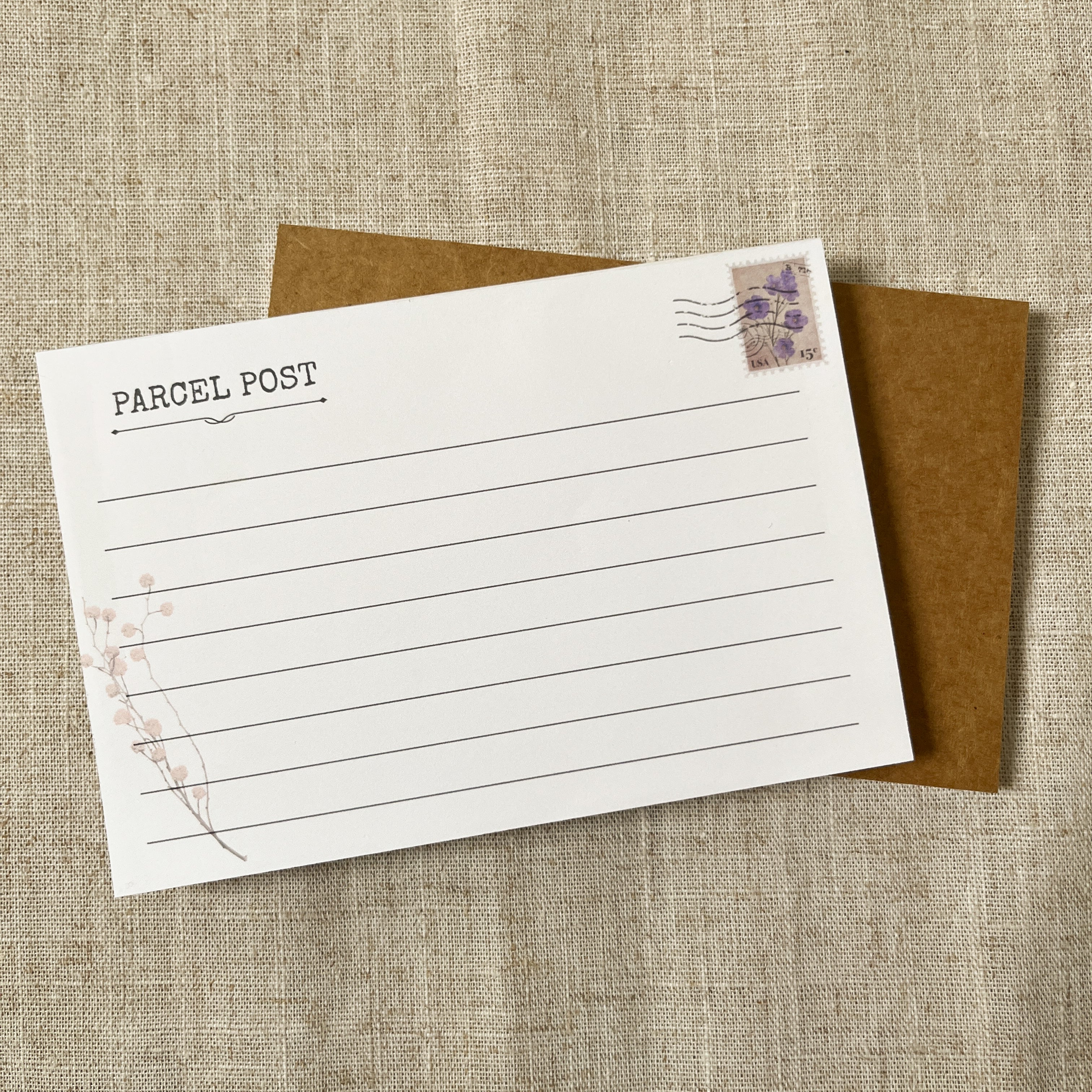Parcel Post Notepad