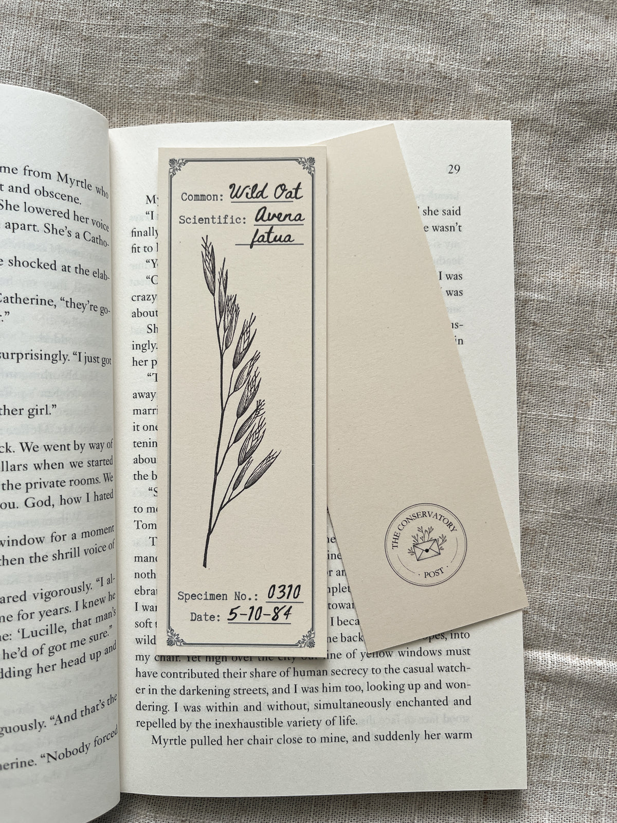 Wild Oat Bookmark