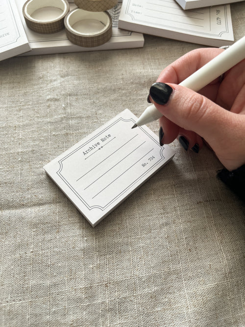 Archive Note - 3x2" Mini Notepad