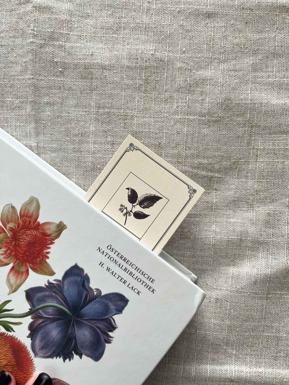 Leaf Study Bookmark