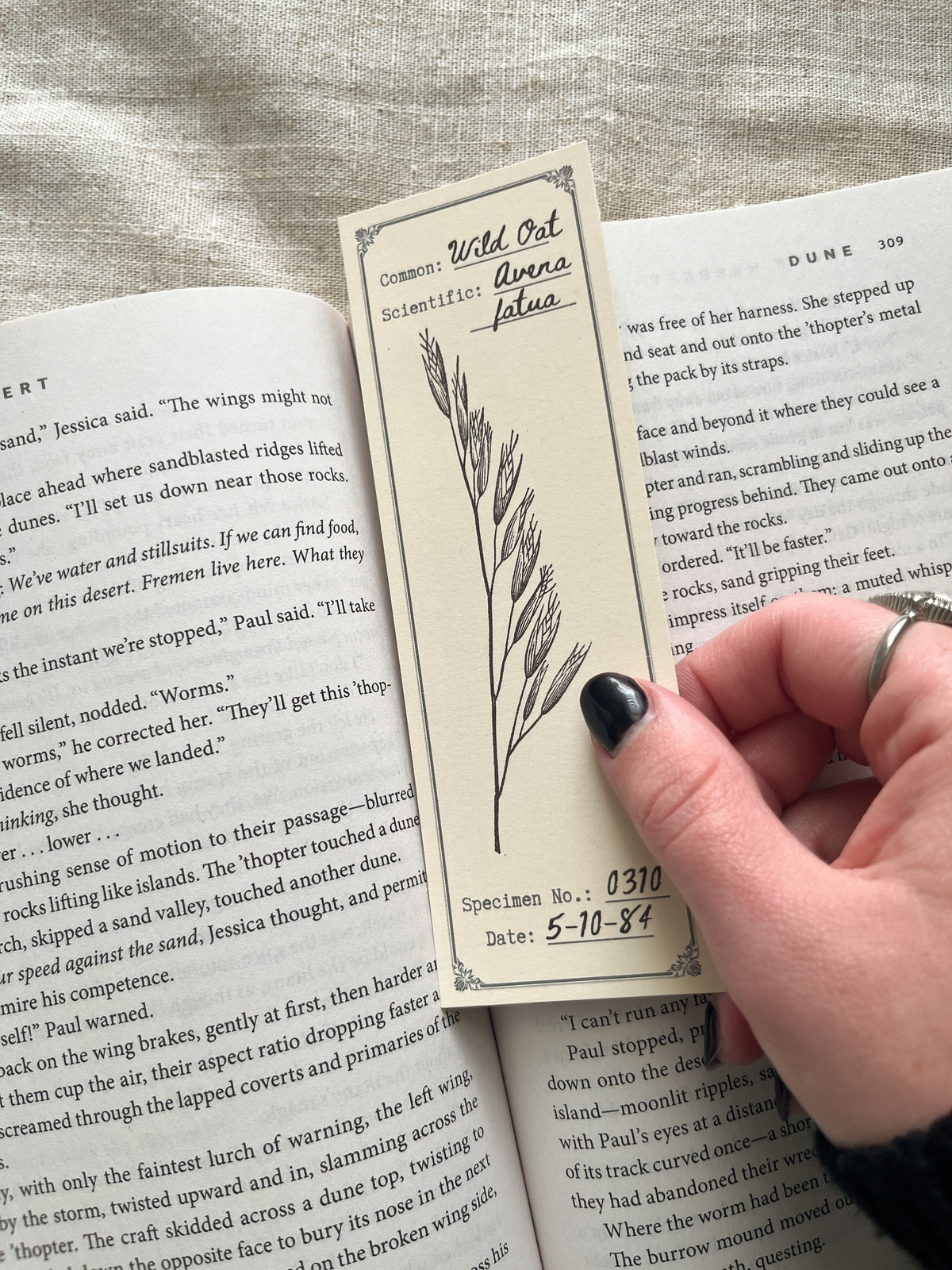 Wild Oat Bookmark