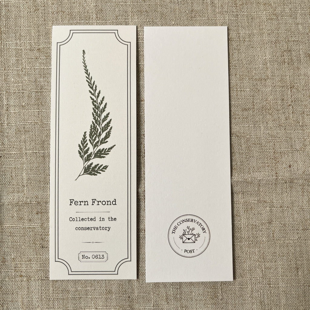 Fern Frond Specimen Bookmark