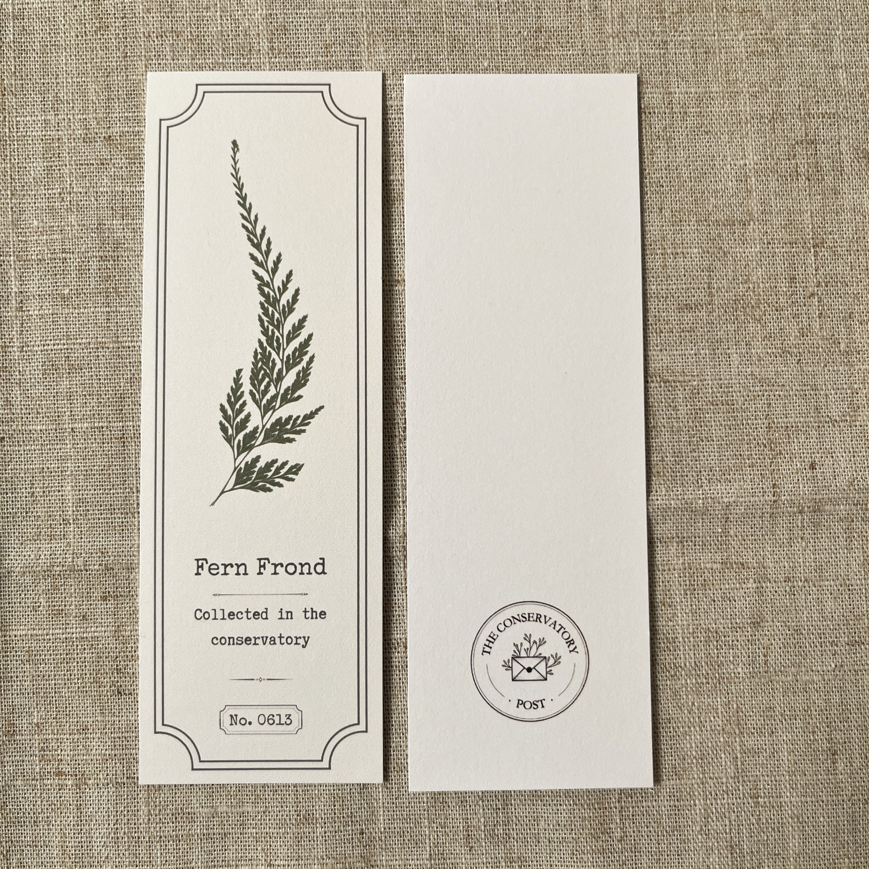 Fern Frond Specimen Bookmark