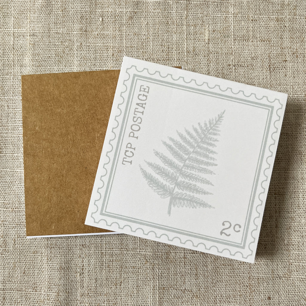 Fern Postage Mini Notepad